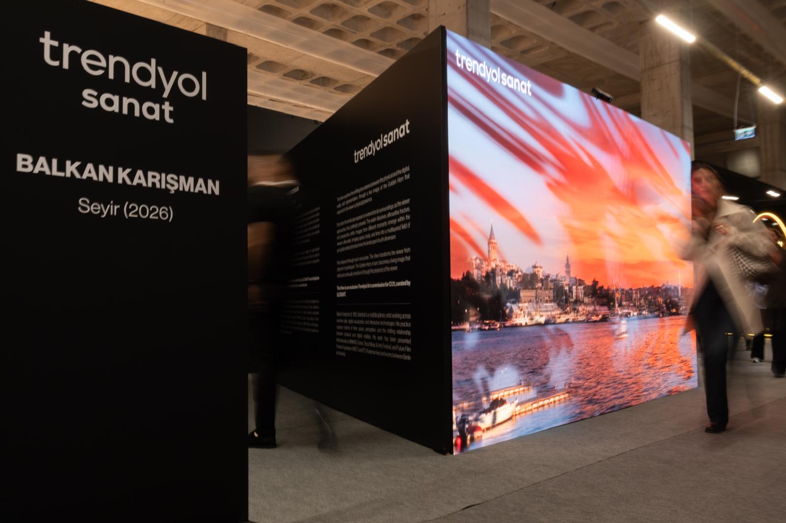 Balkan Karışman’ın “Seyir”i Trendyol Sanat desteğiyle ilk kez Contemporary Istanbul’da 