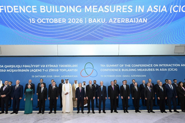 Aliyev, CICA 7. Zirvesi’nde konuştu