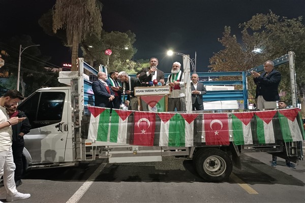 Şanlıurfa’da Gazze için yürüyüş düzenlendi