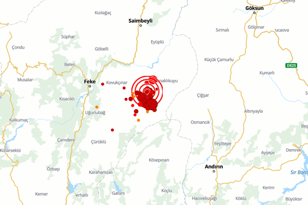 Adana’da deprem