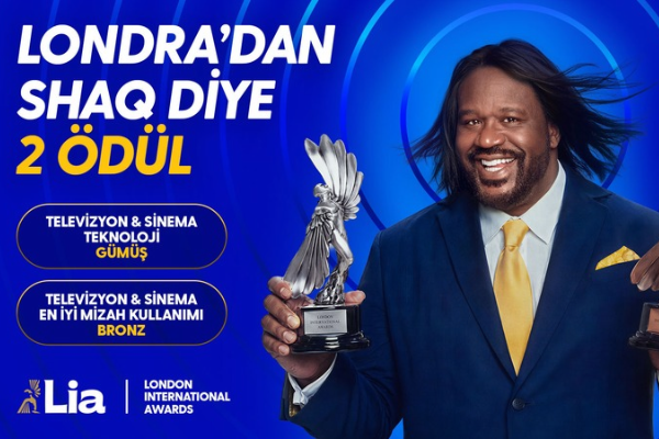 Turkcell’in “Shaq diye 5G” reklam kampanyasına London International Awards’tan çifte ödül